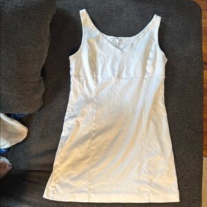 New York & Company White Midi Dress